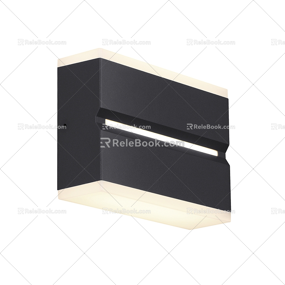 Modern minimalist wall lamp wall lamp 3d model