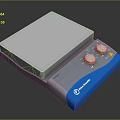 Fisherbrand Electronic Magnetic Stirrer with Two Control Knobs and White Platform Design 3d model