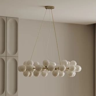 Modern chandelier 3d model