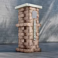 Modern mailbox mailbox mailbox 3d model