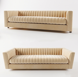 Casual Sofa Casual Sofa Living Room Sofa Multi-person Sofa Home Furniture Simple 3d model