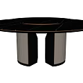 Modern dining table 3d model