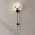 Modern Lighting Combination With Spherical Chandeliers Wall Lamps And Circular Pendant Lights