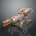 Artillery Gun Artillery Ship Gun Gun Siege Gun Cannon Anti-aircraft Breaking Heavy Gun Heavy Gun 3d model