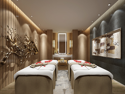 New Chinese Spa Club 3d model