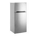 Modern Stainless Steel Refrigerator Freezer With Digital Control Panel And Sleek Design