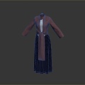 Long skirt mid-length skirt fashion long skirt mid-length skirt fashion dress skirt short skirt fashion skirt one-body skirt 3d model