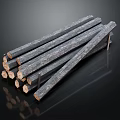 High Quality Wooden Stone Planks Stacked With Natural Texture For Construction Materials