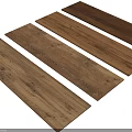 Natural Wooden Wall Panels with Diverse Wood Grains and Warm Brown Tones