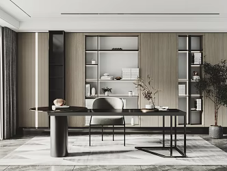 Modern study 3d model