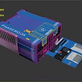 Modern Card Reader Disk Reader Floppy Drive Storage Device 3d model