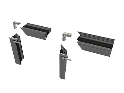 Durable Metal Hardware Tools Including Slides Connectors And Installation Parts 3d model