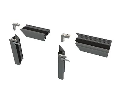Durable Metal Hardware Tools Including Slides Connectors And Installation Parts 3d model