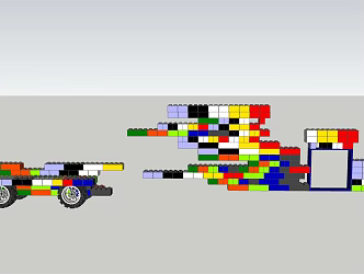 Lego modern toys 3d model
