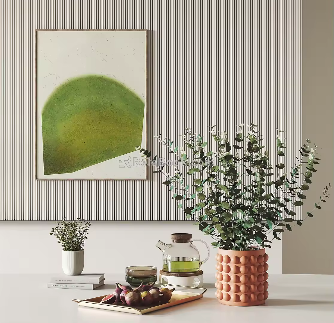 Modern ornaments combination 3d model