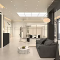 Modern Clothing Store Exterior with Glass Door Window Display Mannequins and Interior Racks