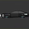 Futuristic Concept Car Design With Sleek Metallic Body And Aerodynamic Features