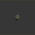 Military Tank Model With Gray Body And Rotating Turret Design