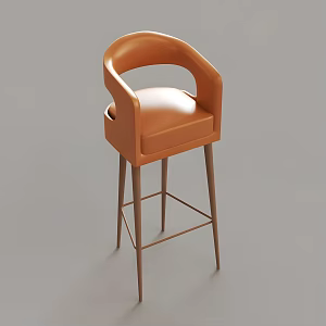 Bar Chair Leisure Chair Bar Chair Bar Stool Bench Chair Stool Round Stool 3d model