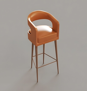 Bar Chair Leisure Chair Bar Chair Bar Stool Bench Chair Stool Round Stool 3d model