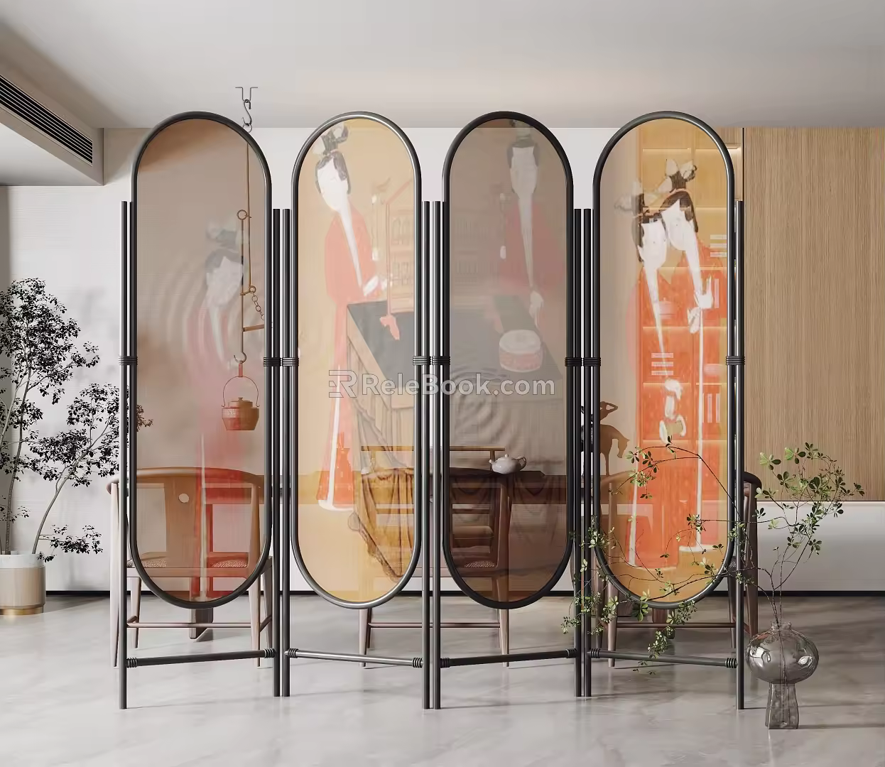 New screen partition 3d model