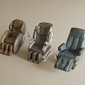 Stylish Modern Massage Chairs In Brown Gray And Dark Blue Color Options