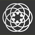 Transparent Plastic Circular Loop Structure With Multiple Connectors And Tubes