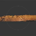 Freshly Baked Golden Brown Cookie With Crunchy Edges And Soft Center