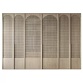 Modern Natural Light Wood Wardrobe Design With Hanging Folded Clothes And Storage Baskets