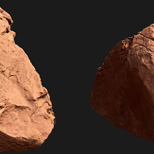 Stone Rock Desert Stone Mountain Cliff Shale Mountain Big Mountain Cliff 3d model