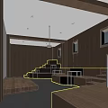 Modern Conference Room Interior Design With Wooden Walls Natural Light And Seating Areas
