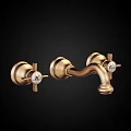 Vintage Style Bathroom Faucets With Brass And Chrome Finishes From London Collection