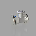 Industrial Metal Pipe Fitting With Flange Connections And Bolted Cover