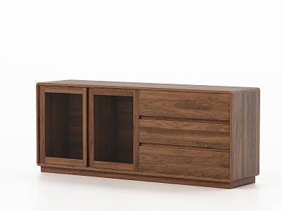 Nordic Restaurant Sideboard 3d model