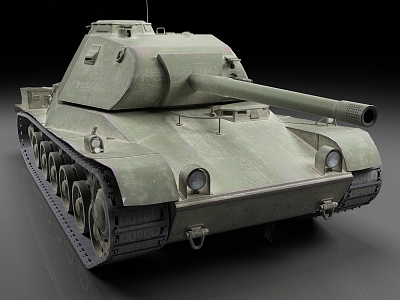 Swedish tank leo medium tank vintage tank 3d model