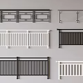 Modern Decorative Railings With Various Styles Black And White Designs For Home Or Office