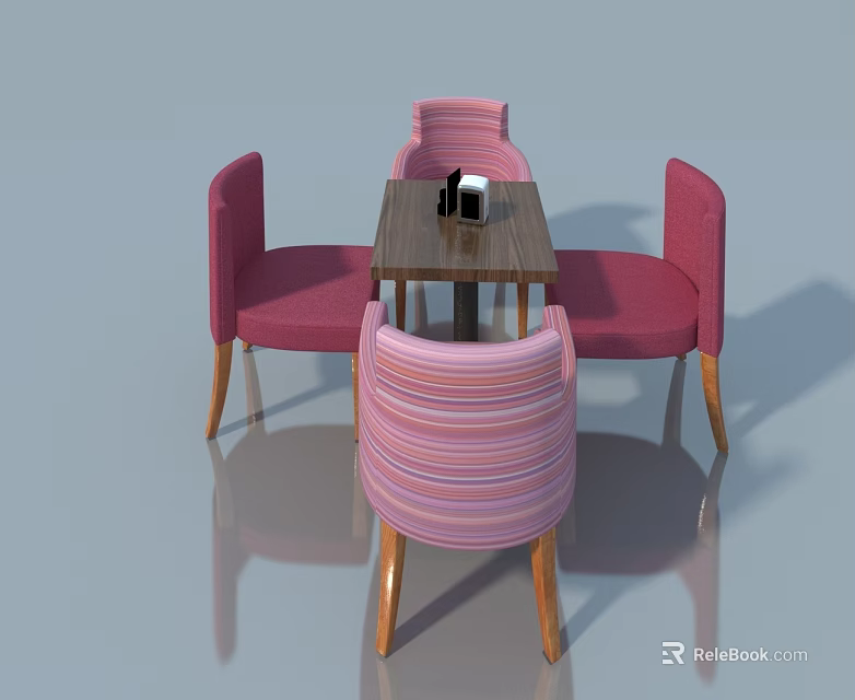 Modern Swing Door Design For Open Kitchen Interior With Stylish Features 3d model 