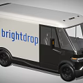 BrightDrop Functional Electric Cargo Van With Modern Design And White Exterior 3d model