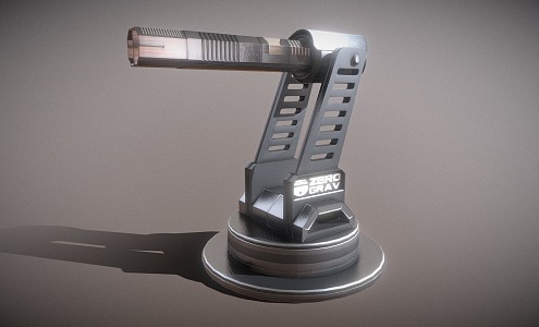 Sci-fi turret 3d model