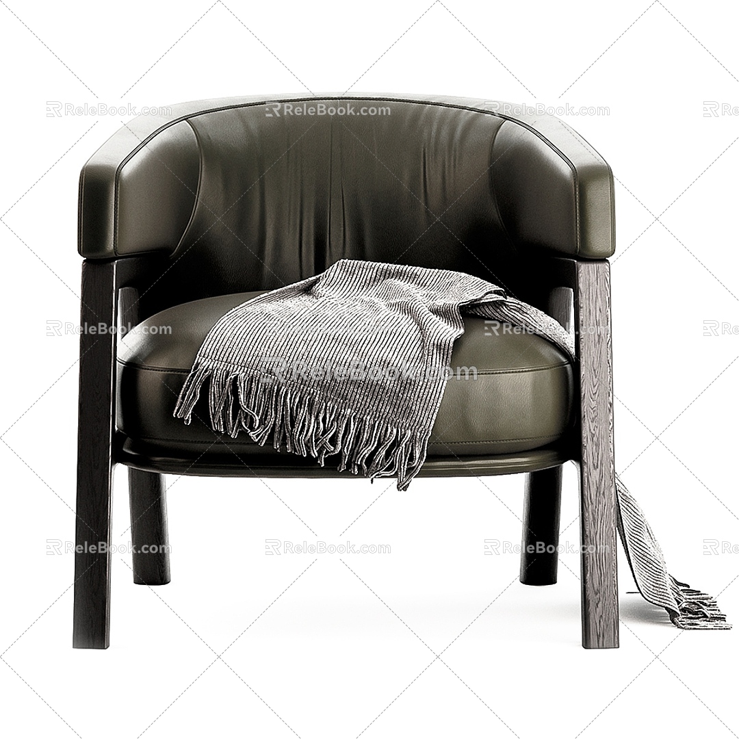 modern armchair 3d model