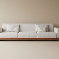 Modern three-person sofa 3d model
