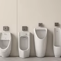 Modern urinal urine bucket 3d model