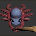 crab sea crab river crab hairy crab bread crab hermit crab big crab small crab marine animal fish 3d model