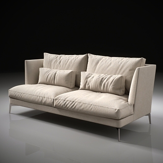 Double sofa 3d model