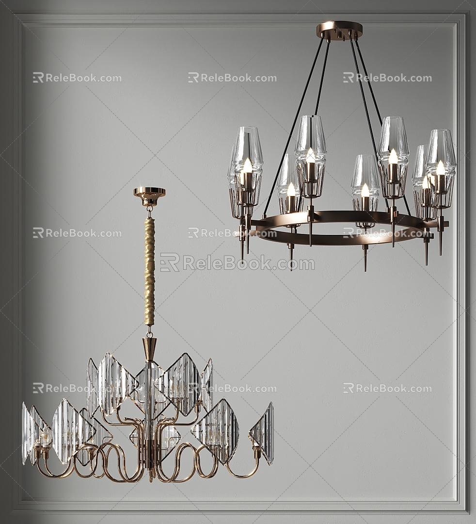 Chandelier Multi-storey Ring Chandelier Villa Hall Chandelier Guest Restaurant Chandelier Hotel Light Luxury Crystal Chandelier Bedroom Room Chandelier model