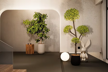 bonsai green plant bonsai plant 3d model