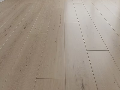 Modern Light Colored Wooden Flooring With Natural Grain And Plank Design 3d model