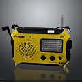 Yellow Voyager Kaito Radio with Antenna Tuning Display and Buttons