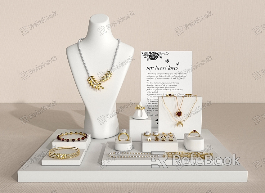 Modern Jewelry Jewelry Display model