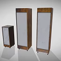 High Quality Floor Standing And Bookshelf Speakers With Wooden Finish Modern Design And Multiple Drivers